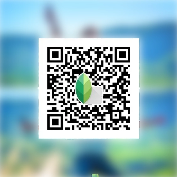 HD background Snapseed blurry QR code