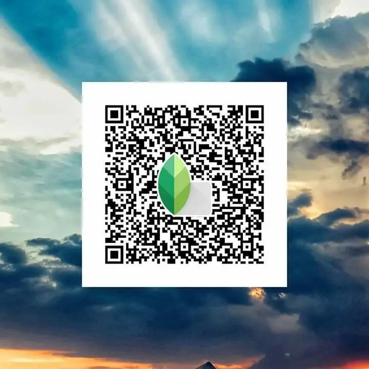 background snapseed qr code
