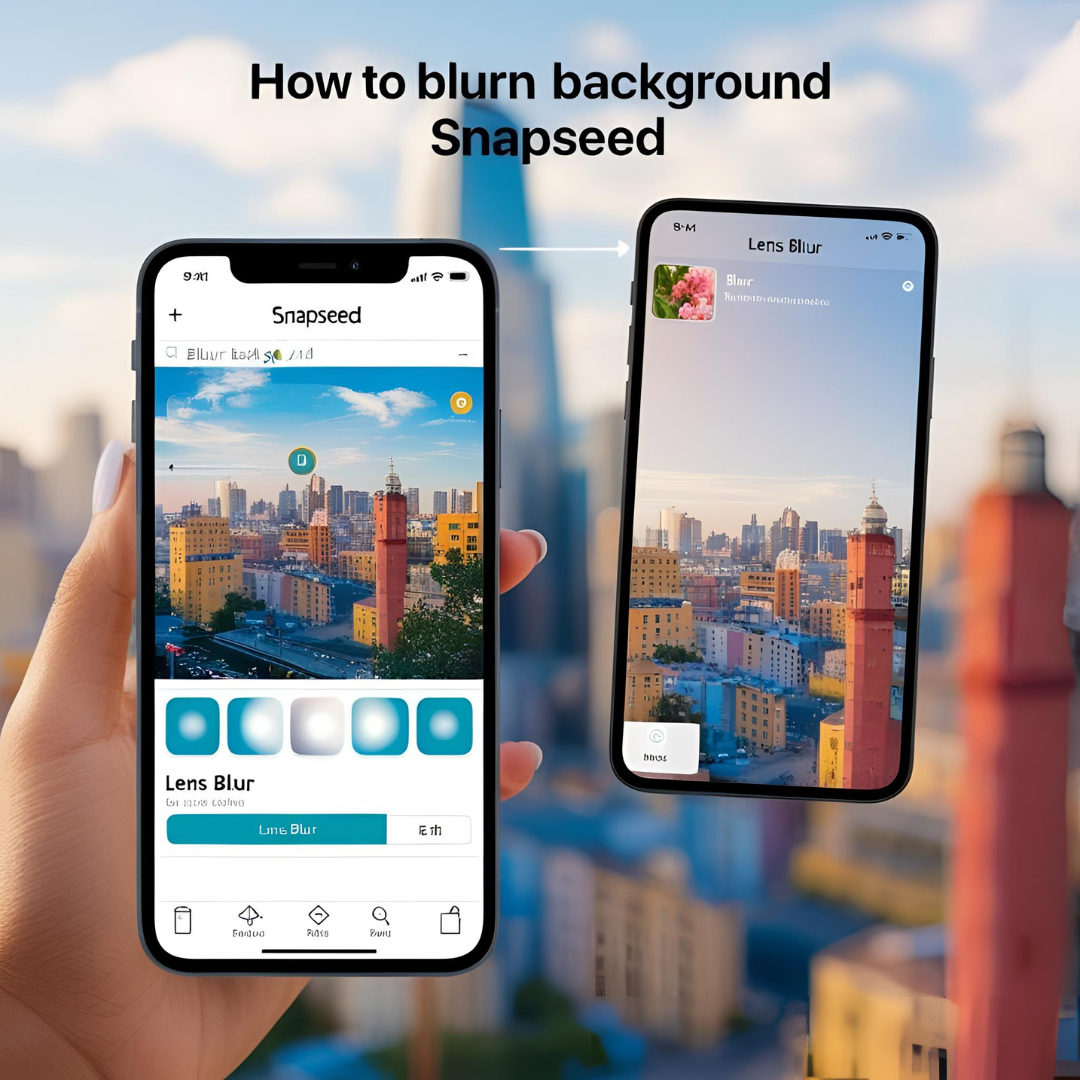 How to Blur the Background in Snapseed?